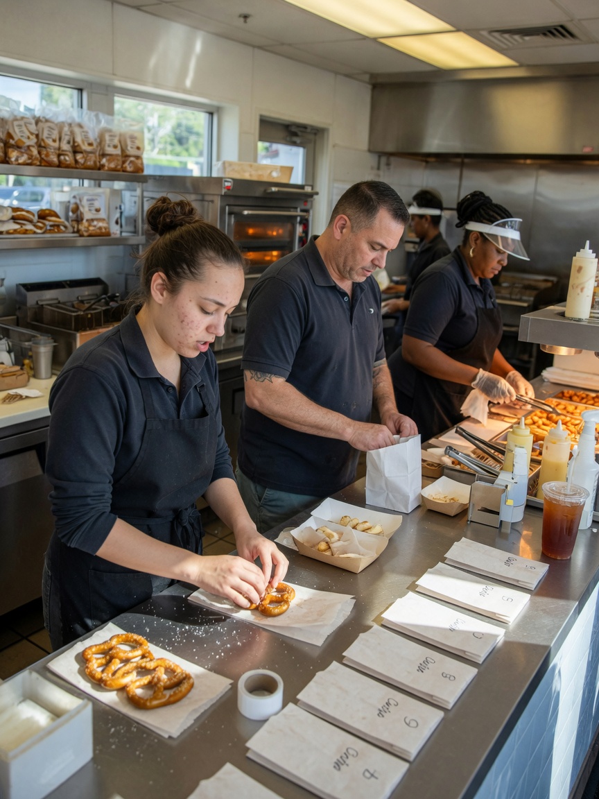 Auntie Anne's operations visual