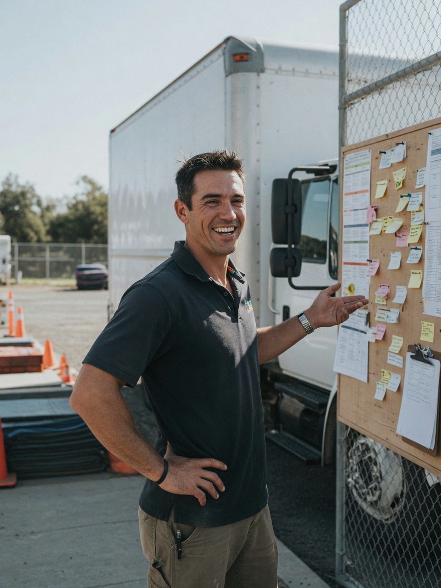 College Hunks Hauling Junk operator persona
