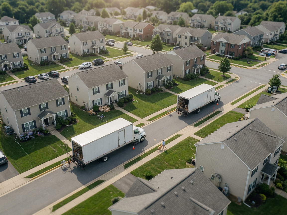 College Hunks Hauling Junk route-density visual