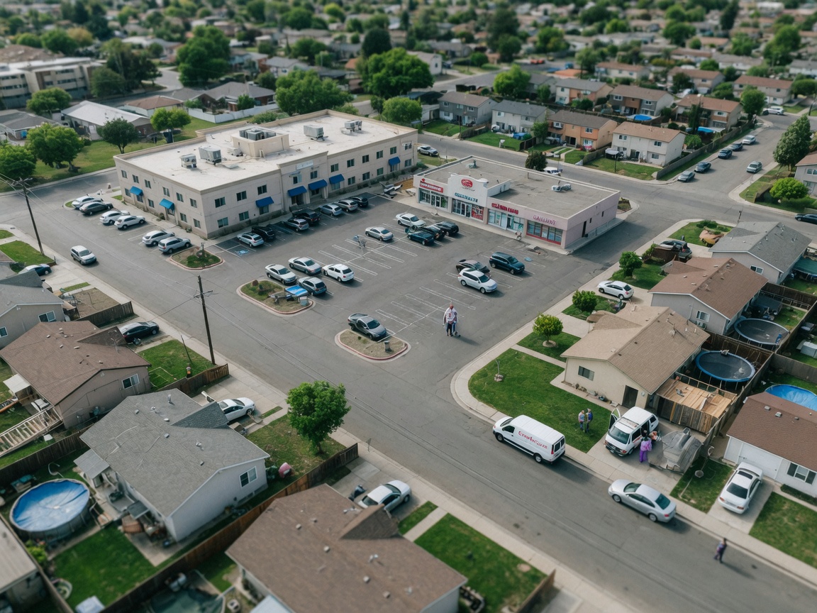 ComForCare Home Care route-density visual