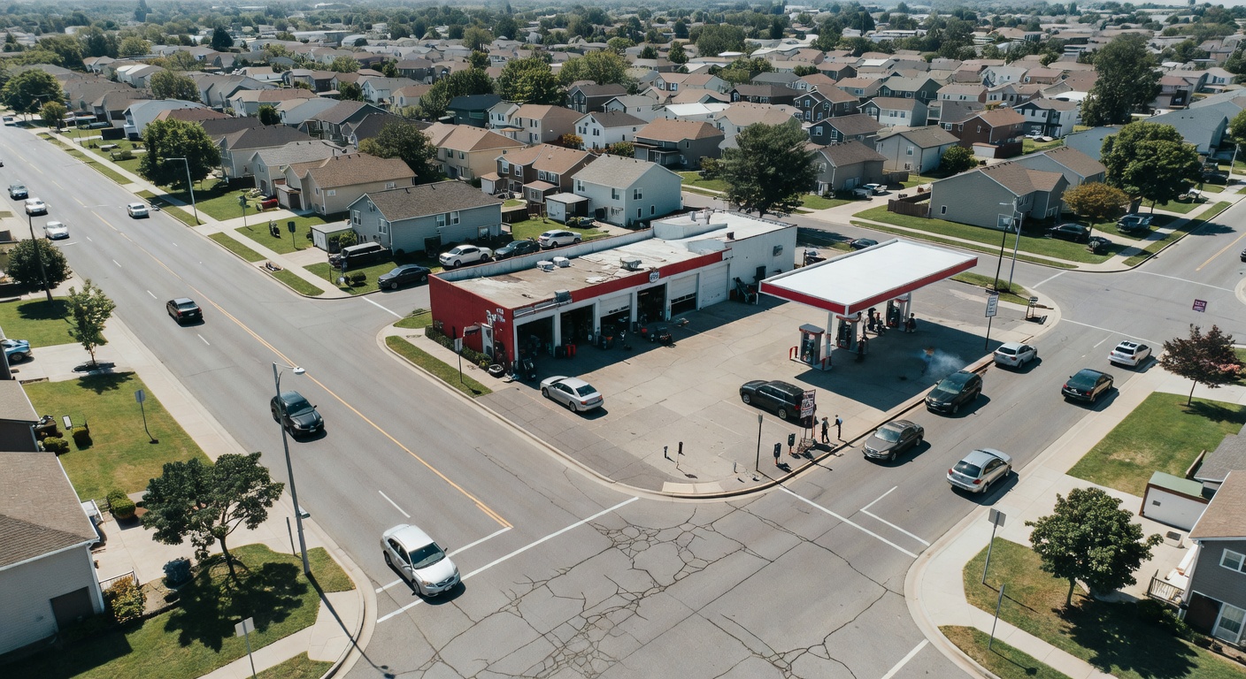 Jiffy Lube local market density visual