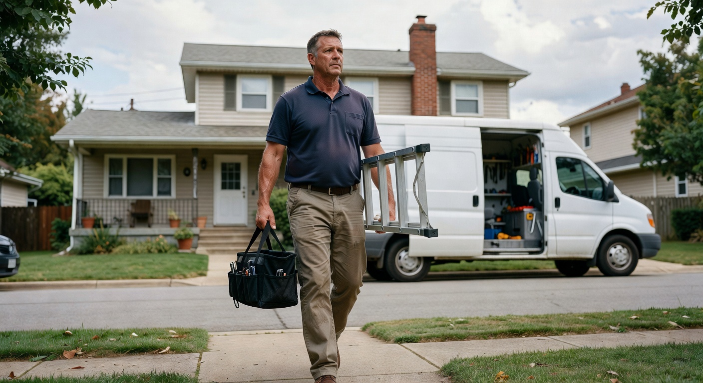 Mr. Handyman franchise business model visual