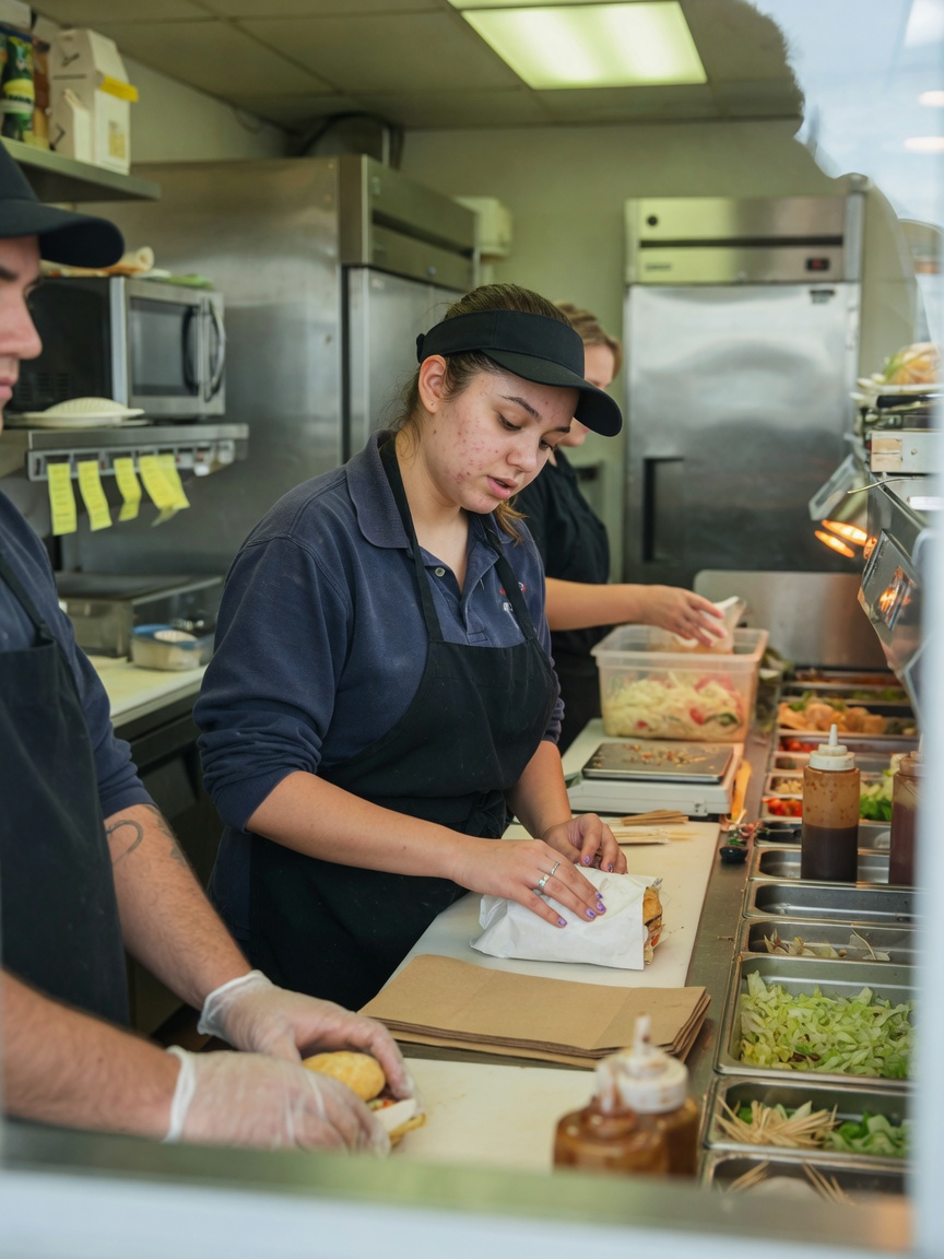 Quiznos operations visual