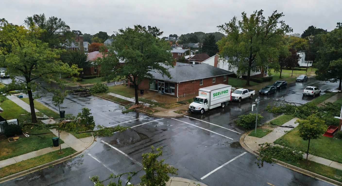 SERVPRO local market density visual